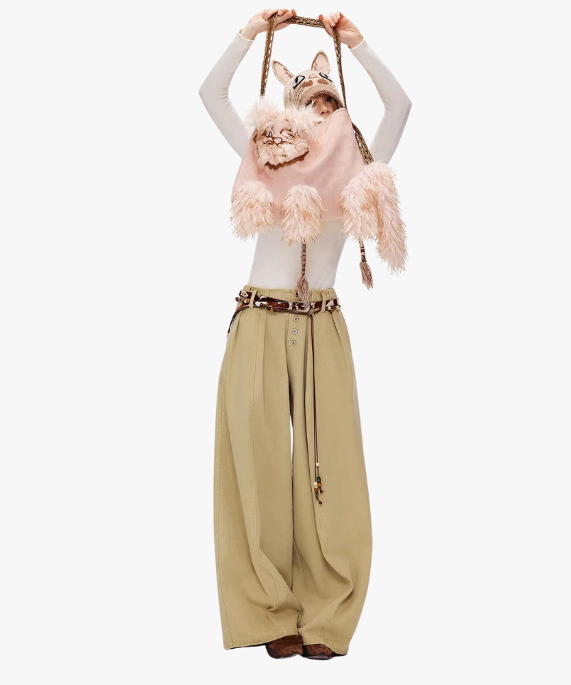 Félinea Faux Fur Cat Shoulder Bag