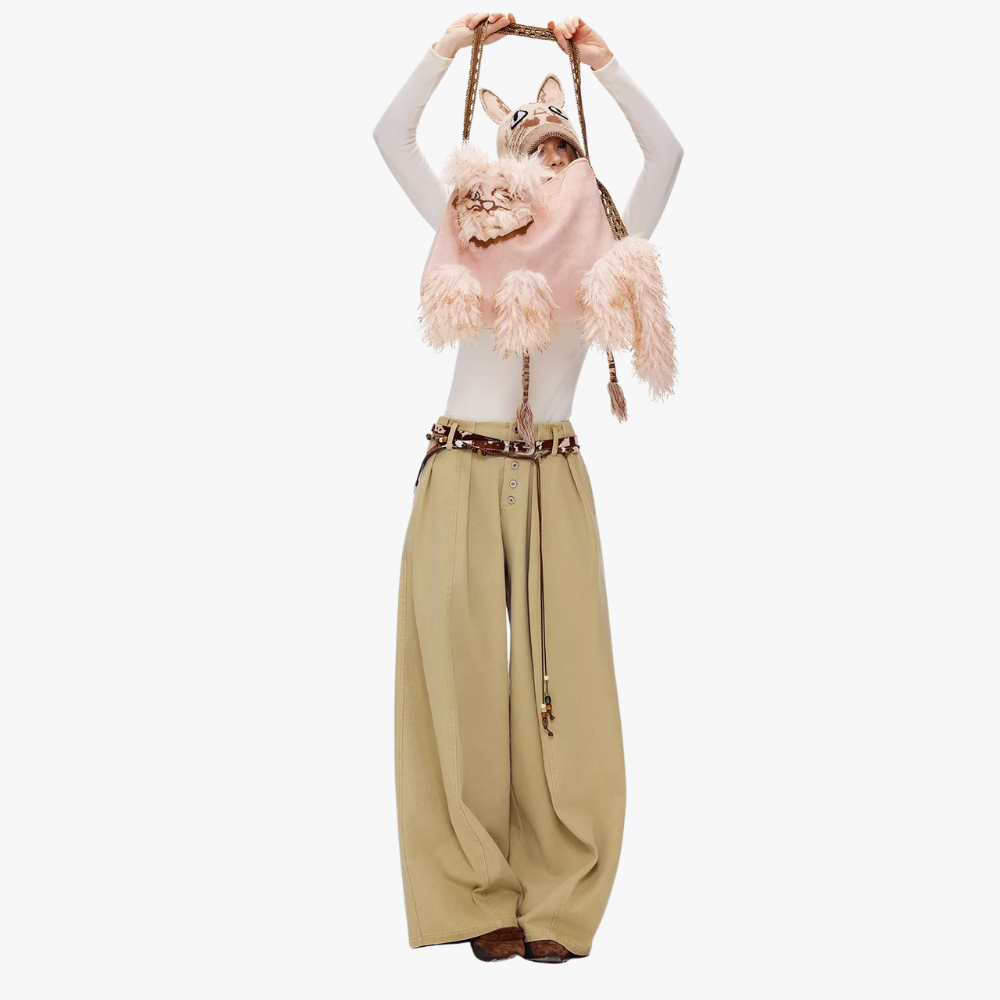 Félinea Faux Fur Cat Shoulder Bag