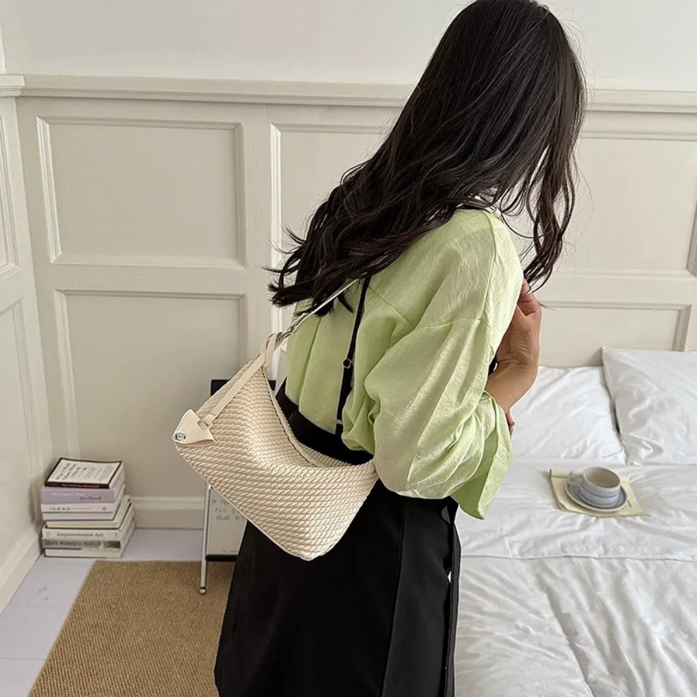 Tissara Woven Shoulder Bag