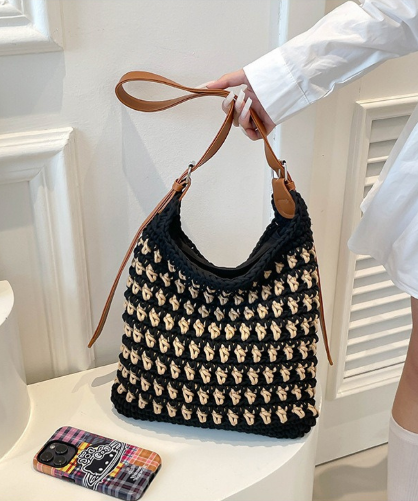 Briselia Woven Shoulder Bag