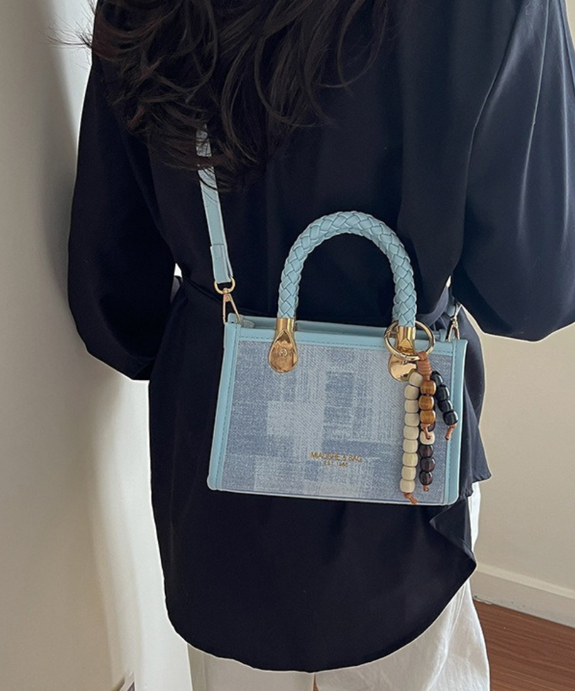 Capucine Braided Handle Mini Handbag