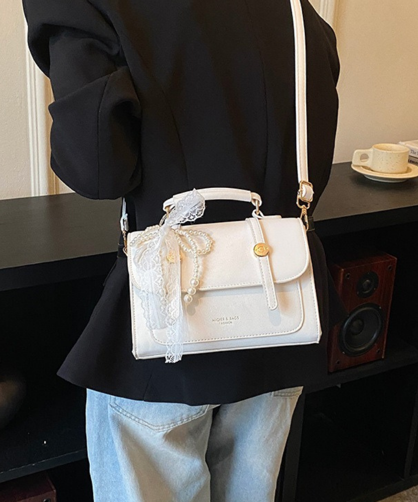 Vessara Top Handle Flap Bag