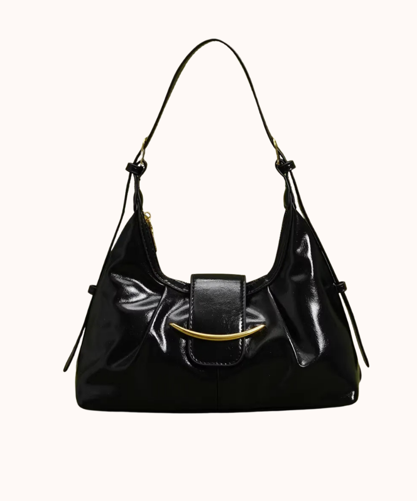 Meddréa Glossy Shoulder Bag