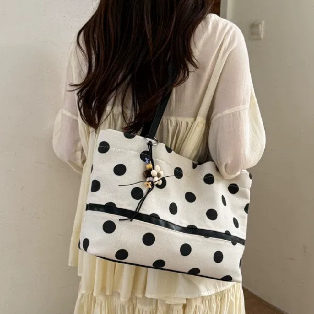 Poisara Polka Dot Tote Bag