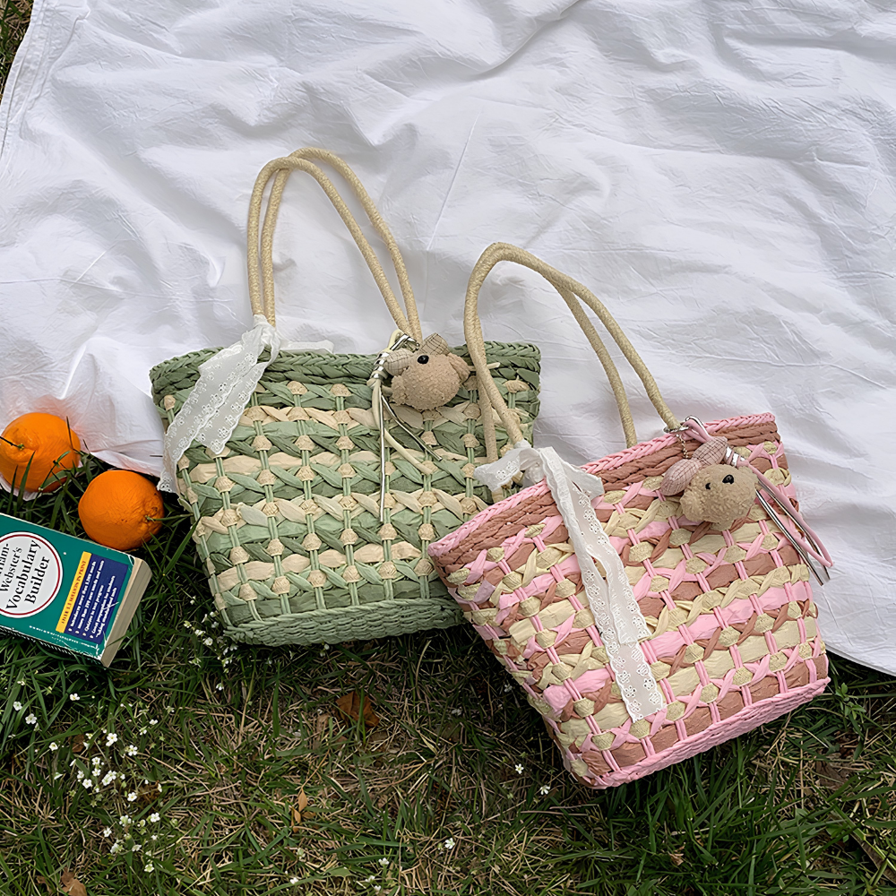 Sylka Woven Tote Bag