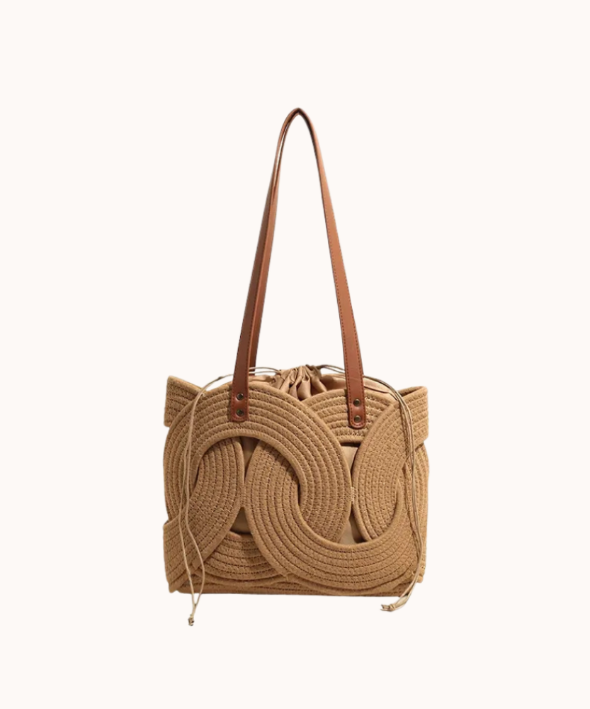 Tyvera Woven Shoulder Bag