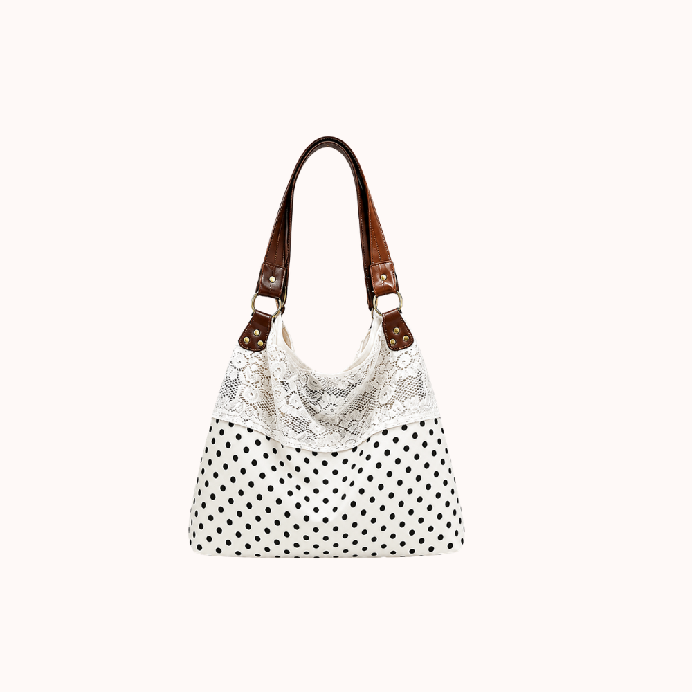 Nivoria Polka Dot Shoulder Bag