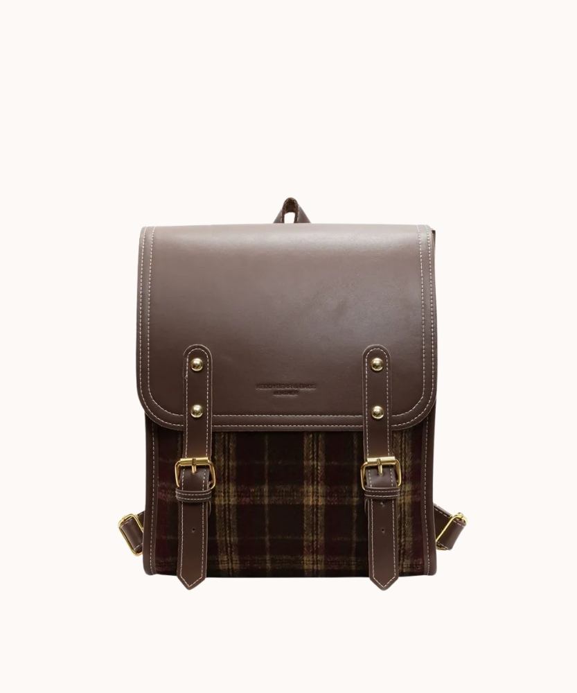 Kavira Plaid Backpack
