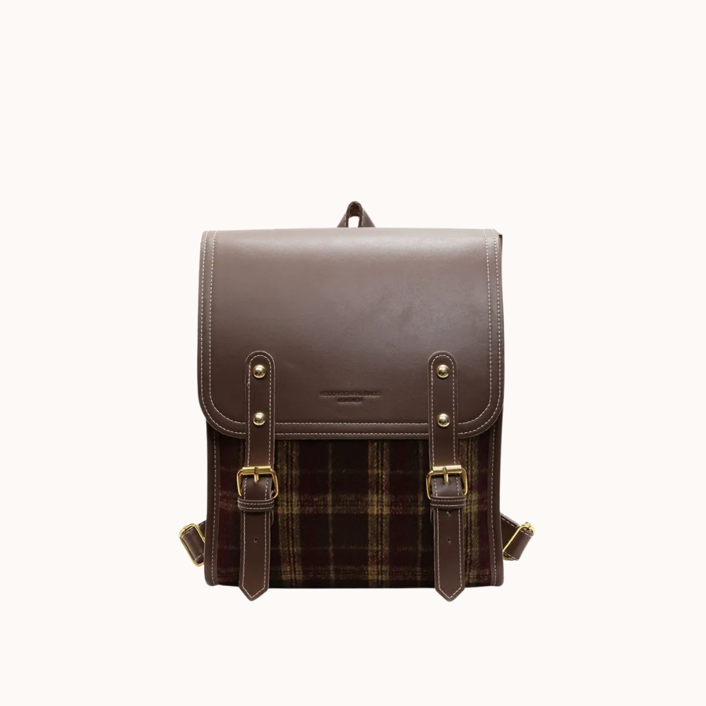 Kavira Plaid Backpack