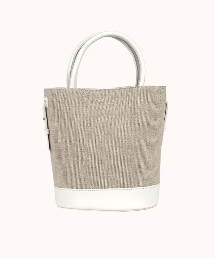 Serah Vegan Leather Crossbody Bucket Bag