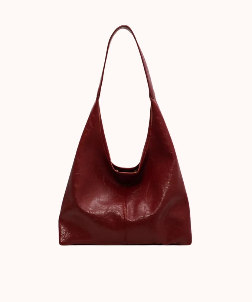 Adélya Vegan Leather Hobo Bag