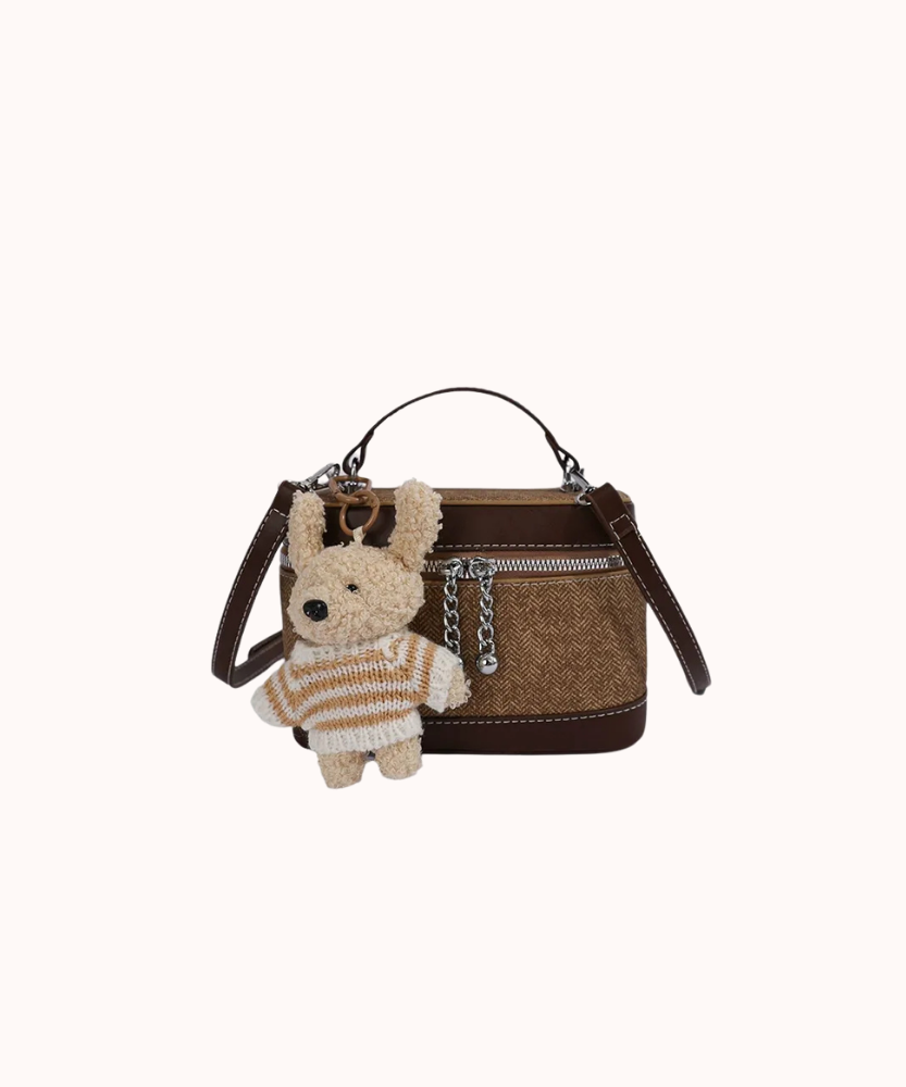 Leporia Bunny Charm Mini Handbag