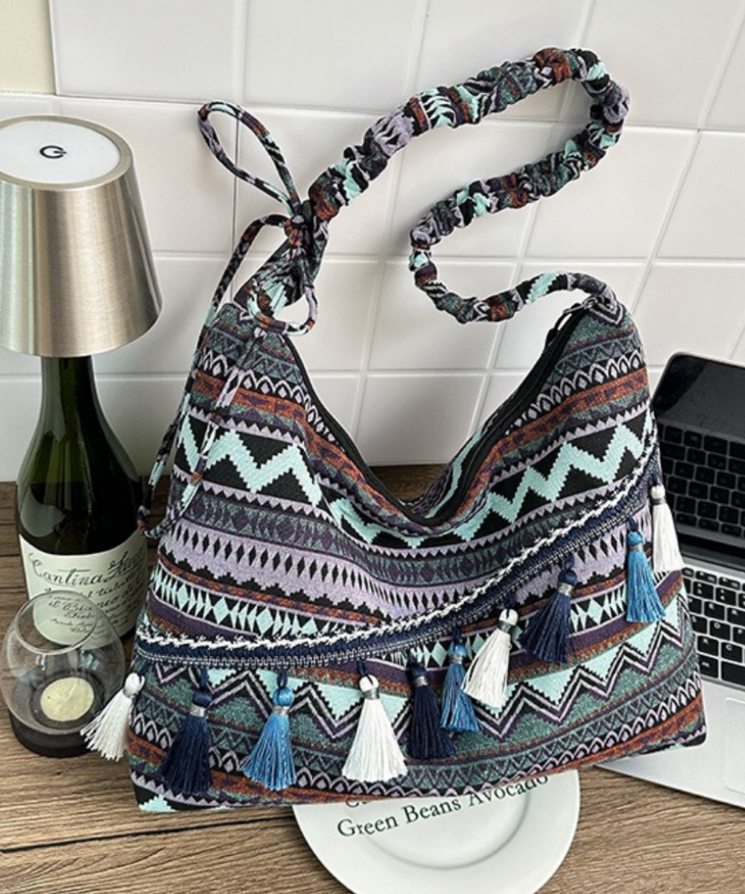 Marivelle Tassel-Trim Tote Bag