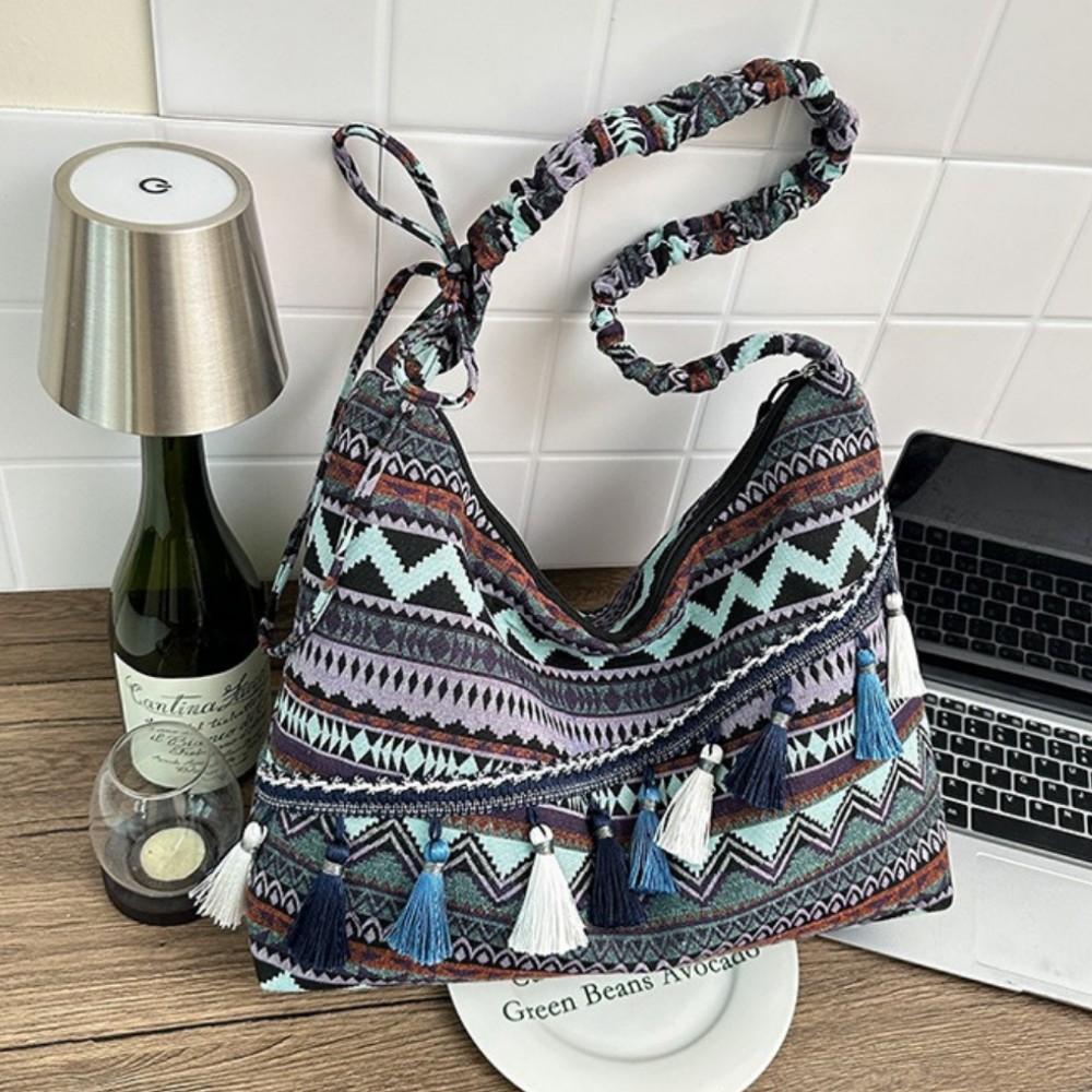 Marivelle Tassel-Trim Tote Bag