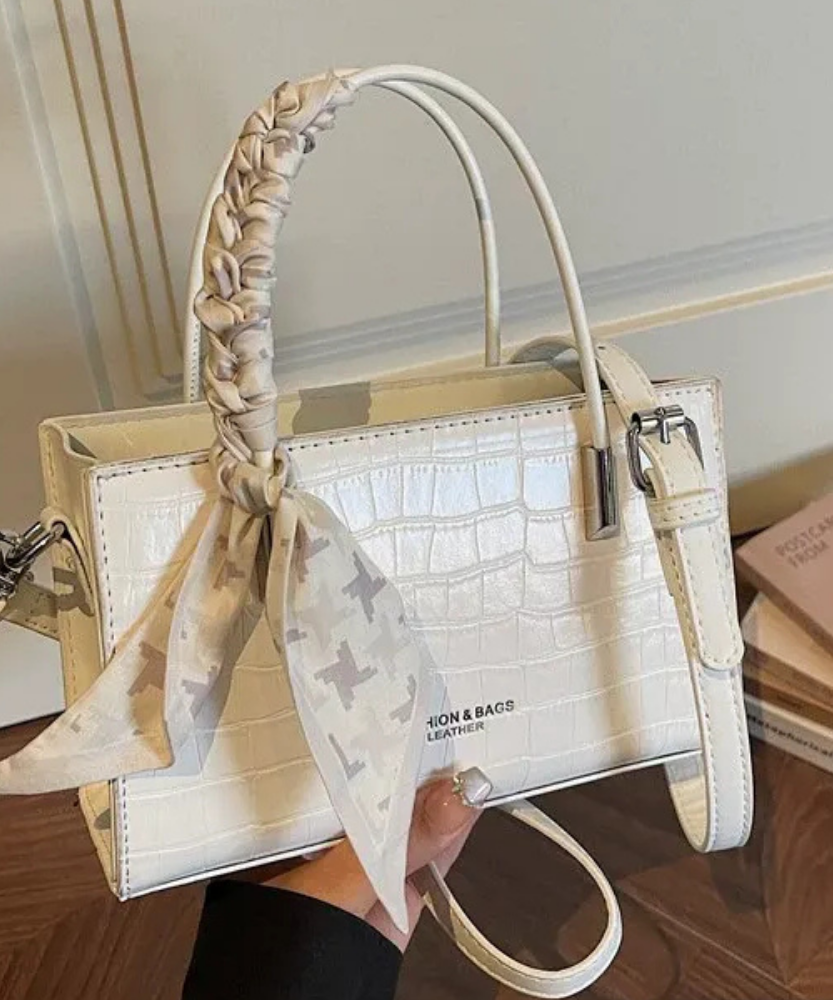 Novera Croc-Embossed Mini Shoulder Bag