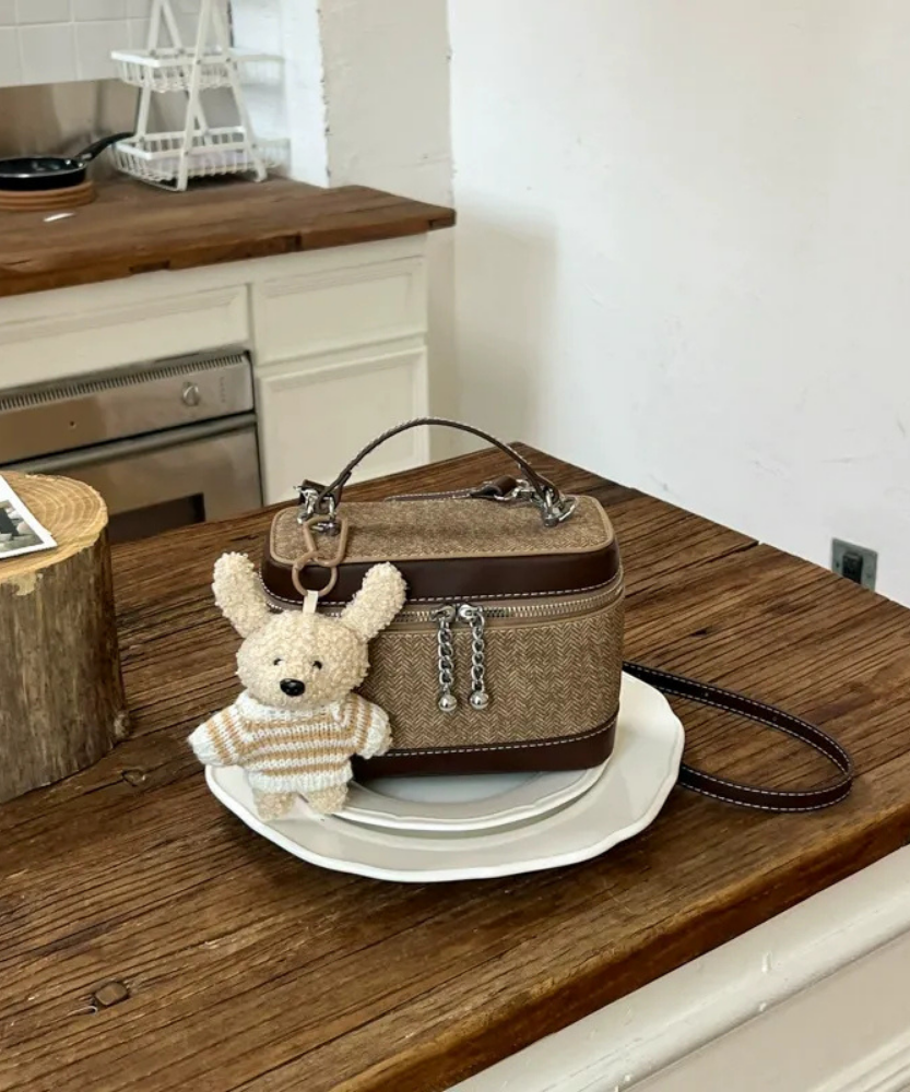 Leporia Bunny Charm Mini Handbag