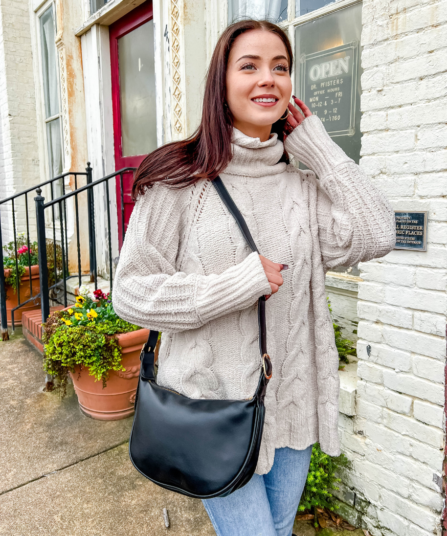 Belloria Vegan Leather Crossbody Bag