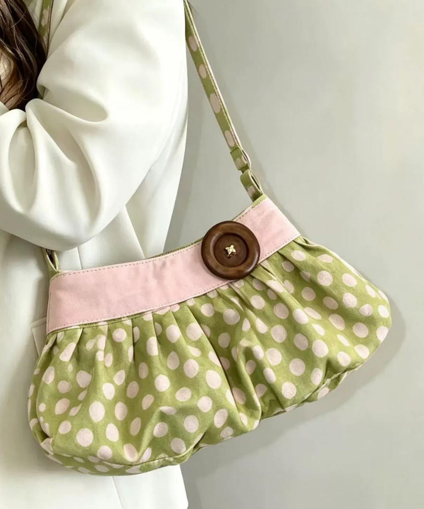 Taviola Polka Dot Shoulder Bag
