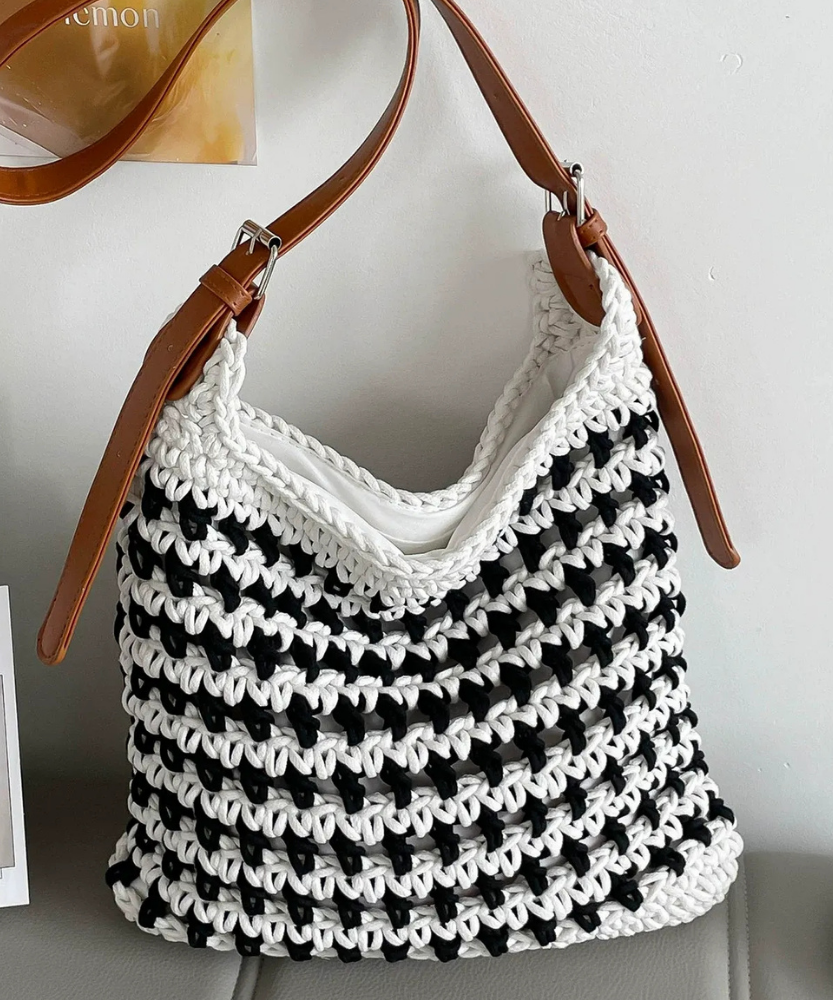 Briselia Woven Shoulder Bag