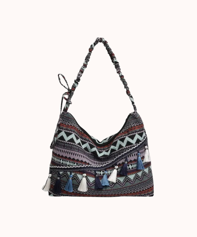 Marivelle Tassel-Trim Tote Bag