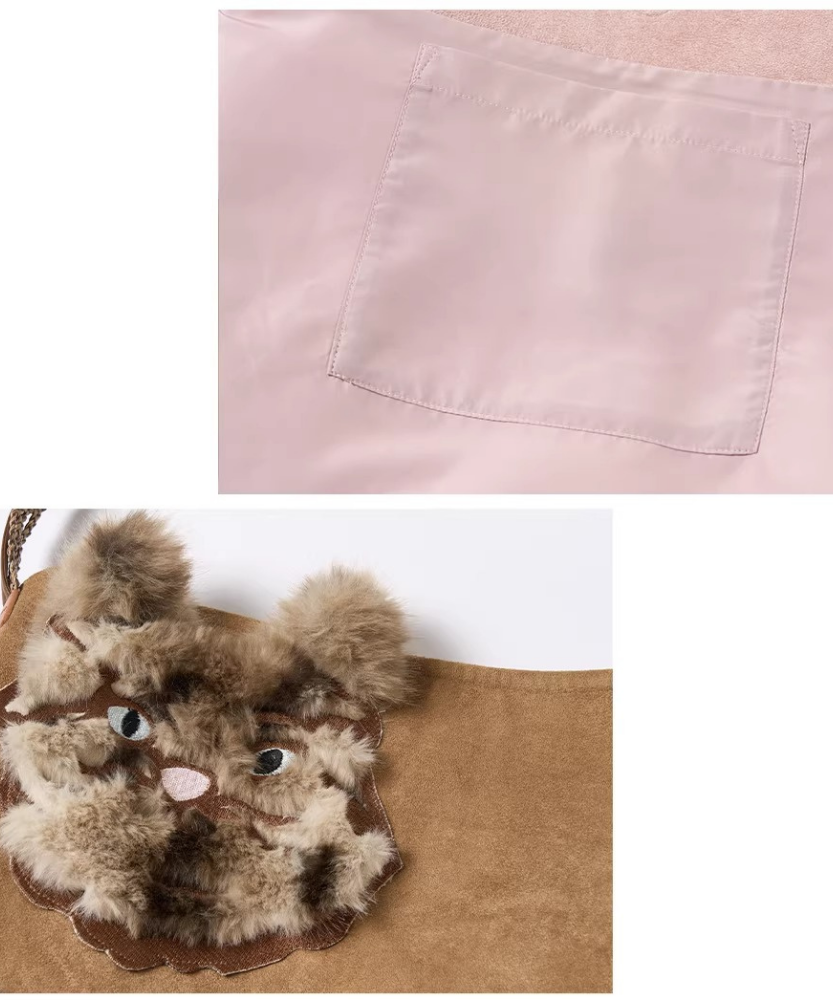 Félinea Faux Fur Cat Shoulder Bag