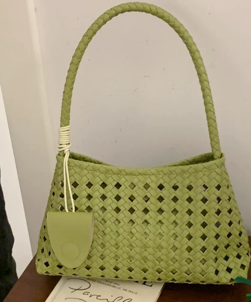 Tesoria Woven Shoulder Bag