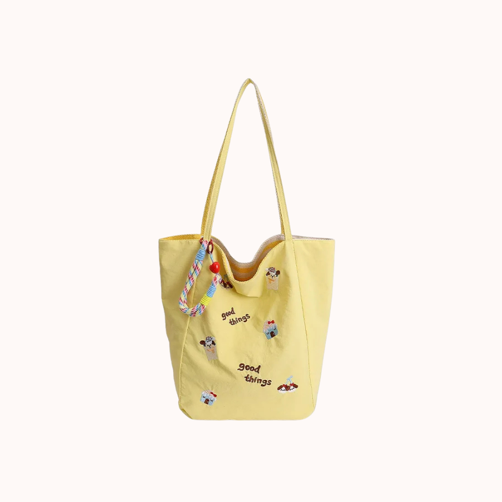 Fioratta Embroidered Tote Bag