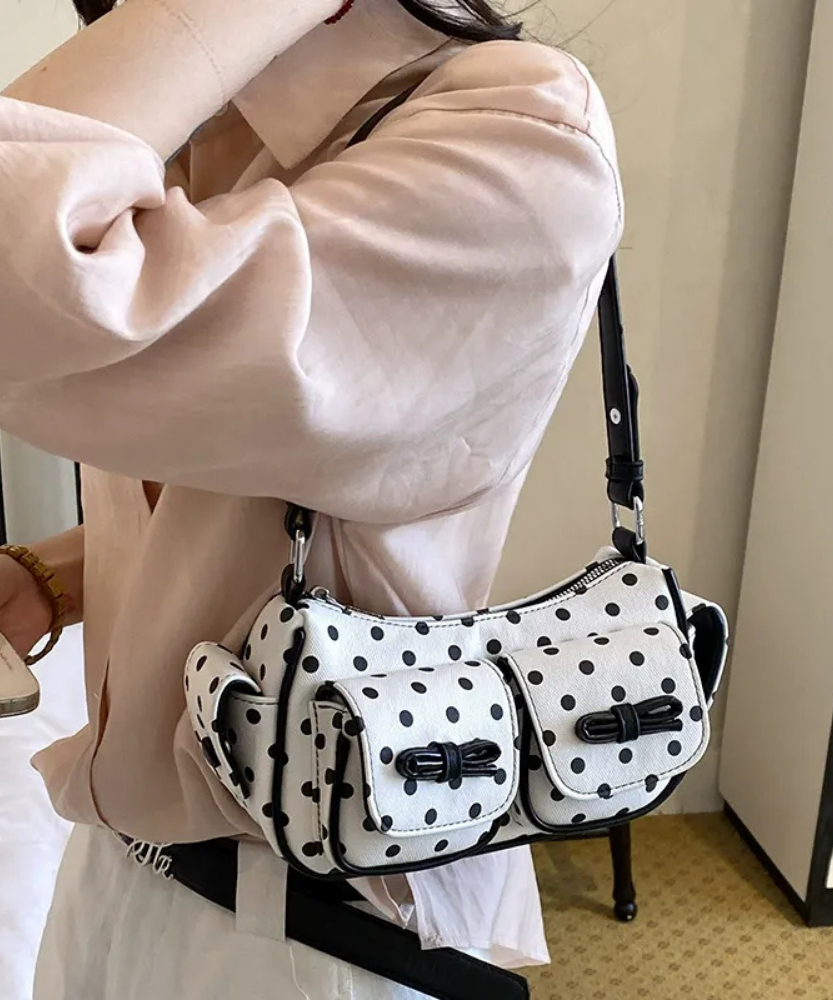 Arquina Bow Pocket Shoulder Bag