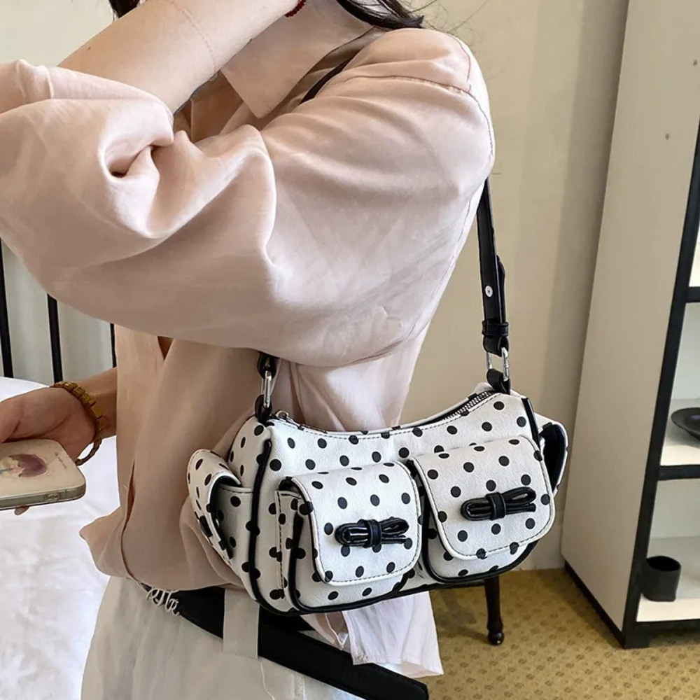 Arquina Bow Pocket Shoulder Bag