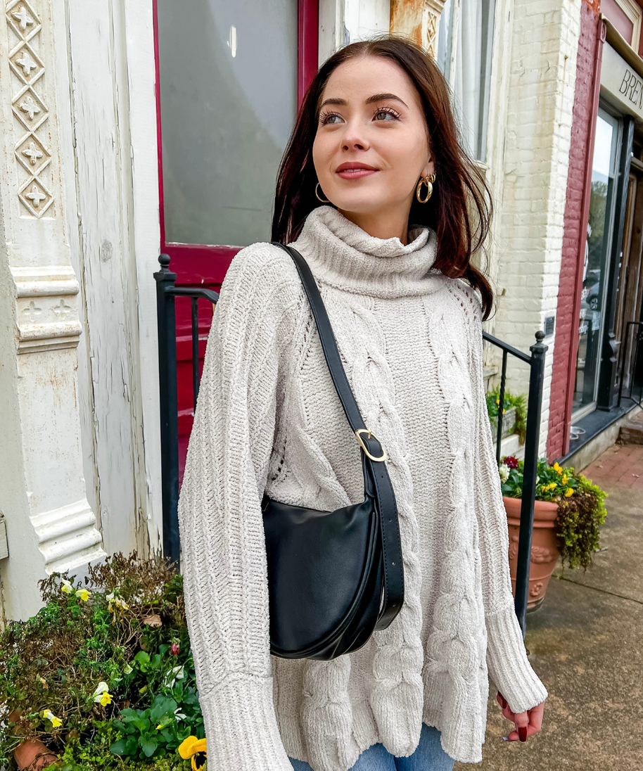 Belloria Vegan Leather Crossbody Bag