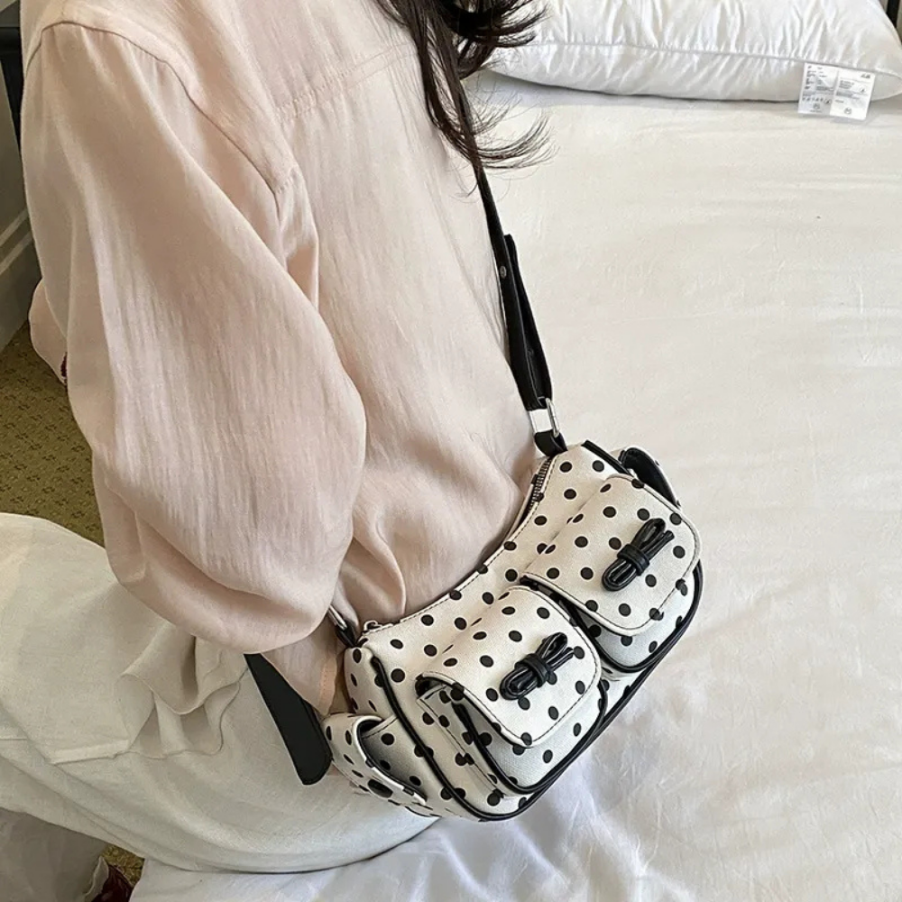Arquina Bow Pocket Shoulder Bag