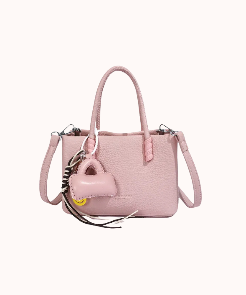 Dolciana Heart Charm Bucket Bag