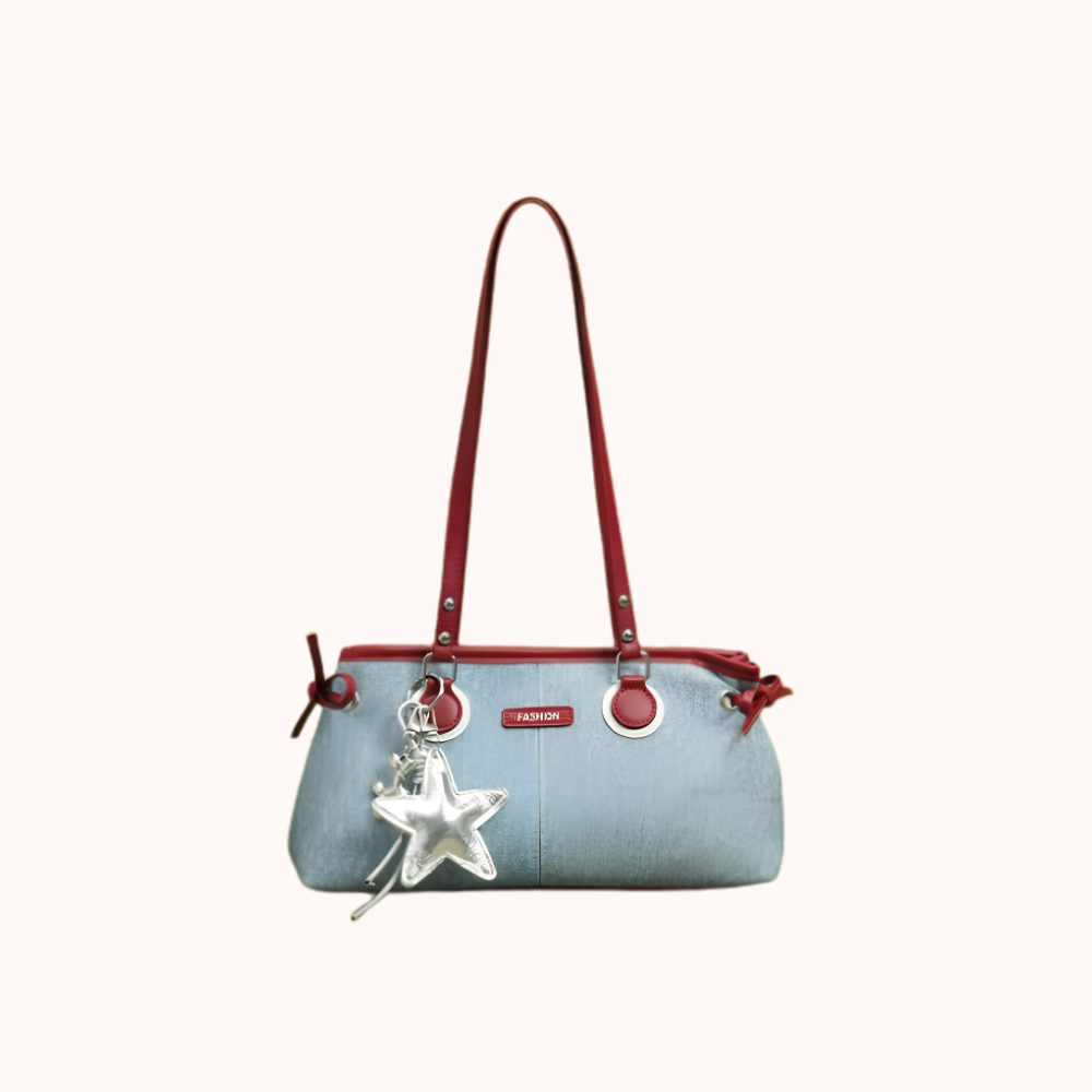 Avelora Contrast Strap Shoulder Bag