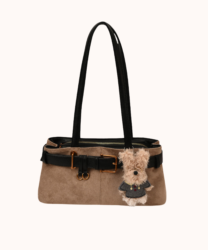 Lunéa Cat Charm Shoulder Bag