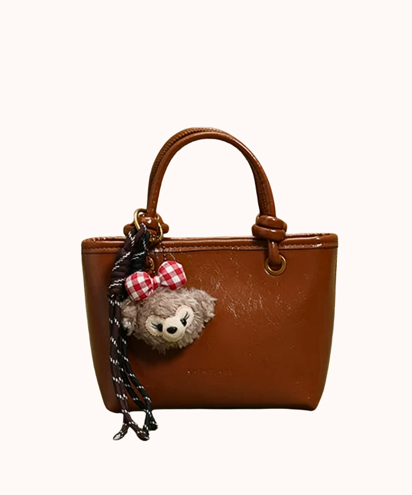 Rosvianne Teddy Charm Mini Bag