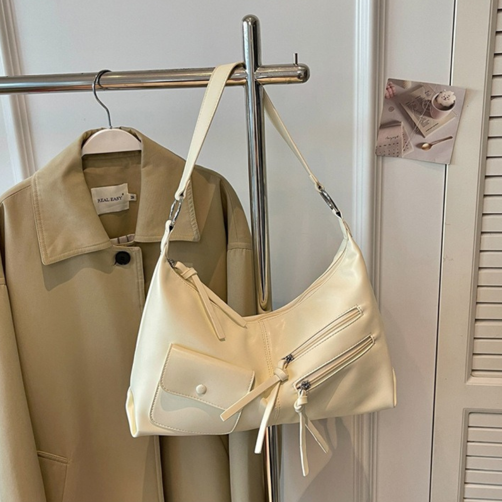Tazielle Zip Pocket Shoulder Bag