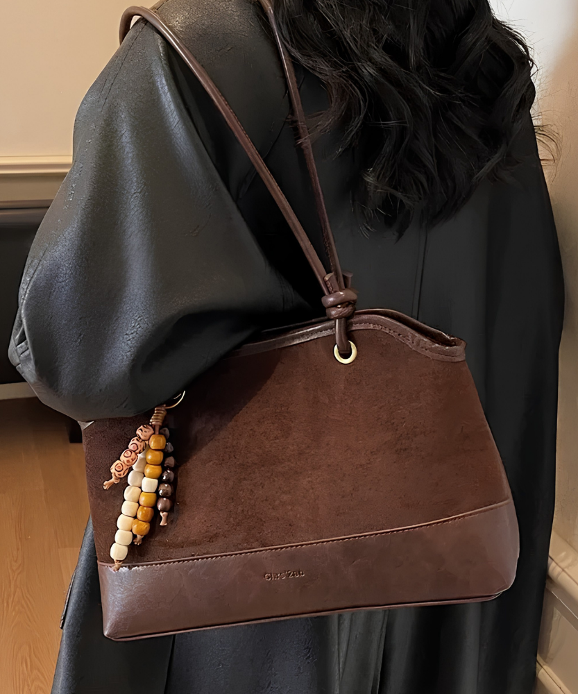 Zeref Textured Shoulder Bag