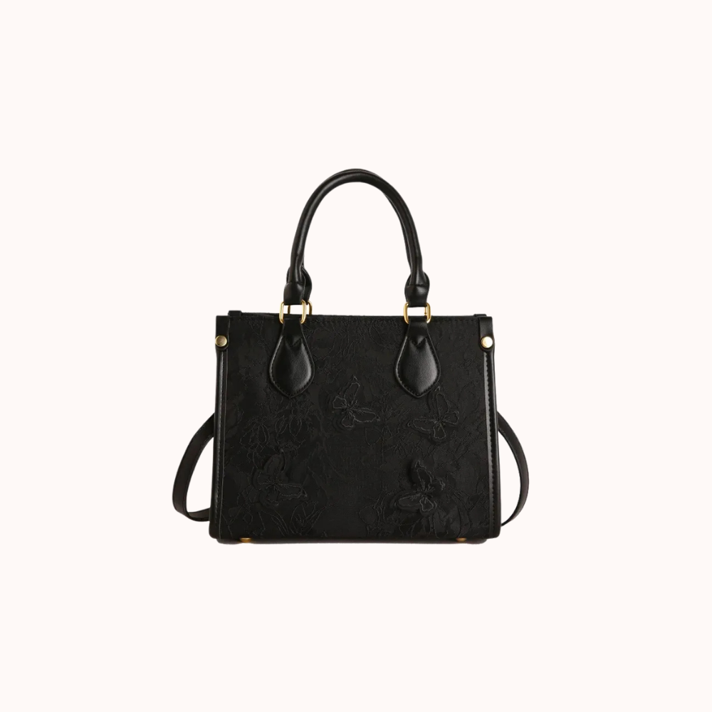 Evarielle Floral Lace Satchel Bag