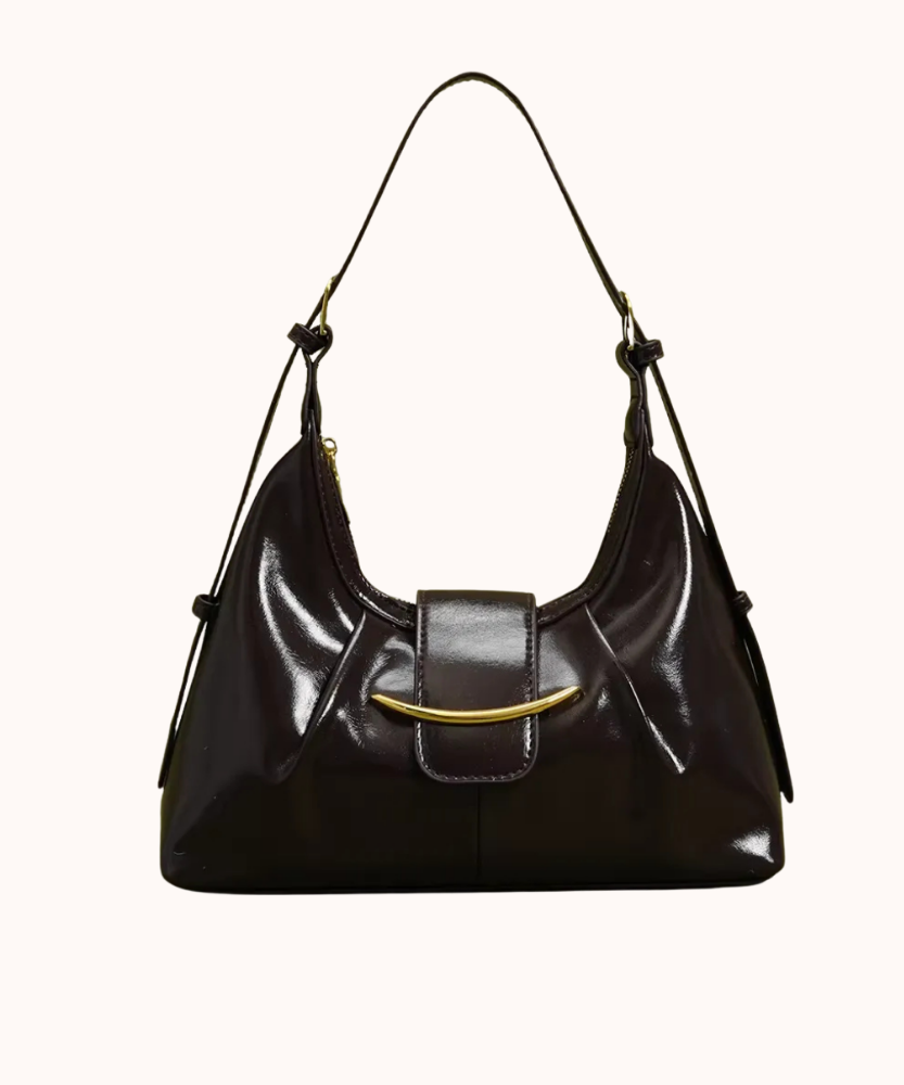 Meddréa Glossy Shoulder Bag
