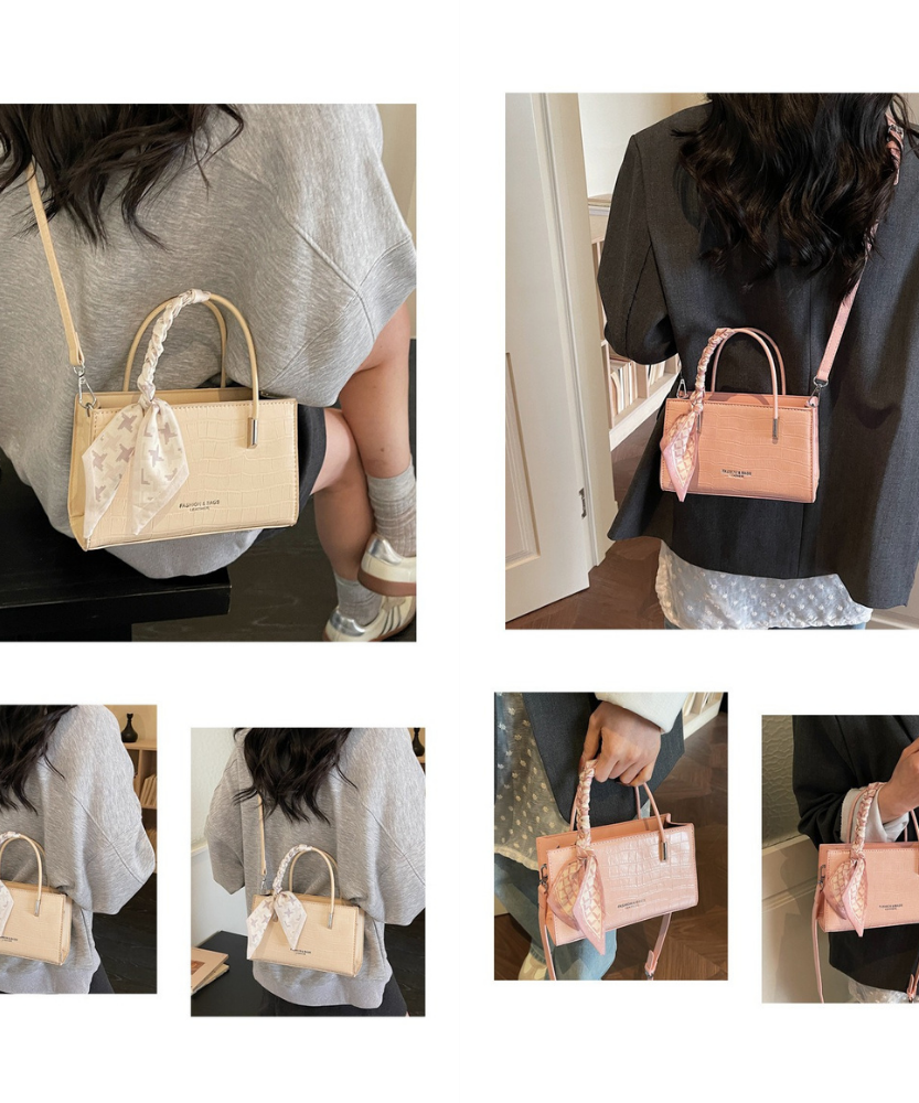 Novera Croc-Embossed Mini Shoulder Bag