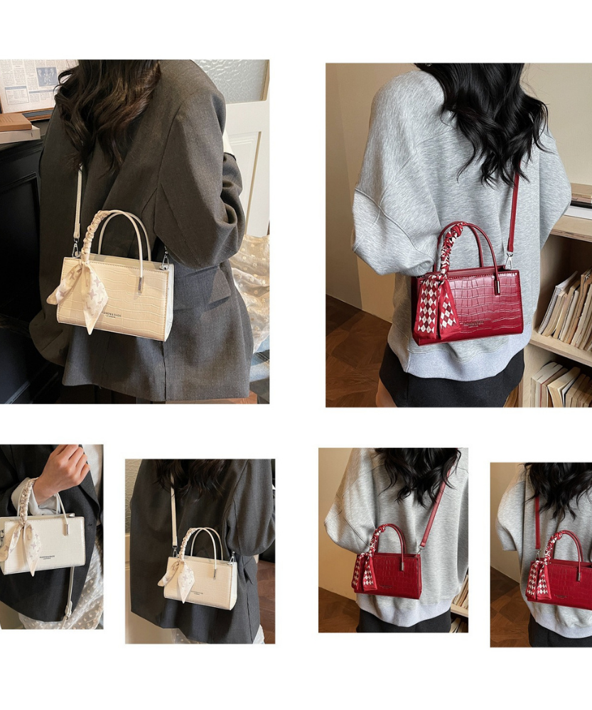 Novera Croc-Embossed Mini Shoulder Bag