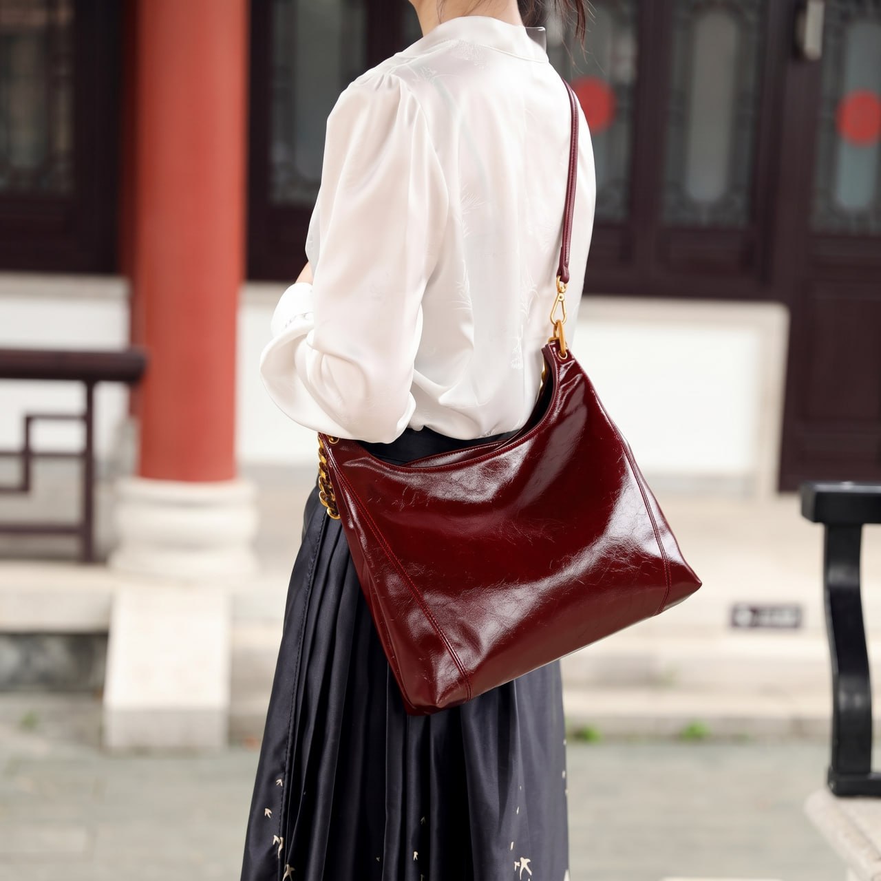 Ruby Vow Shoulder Tote