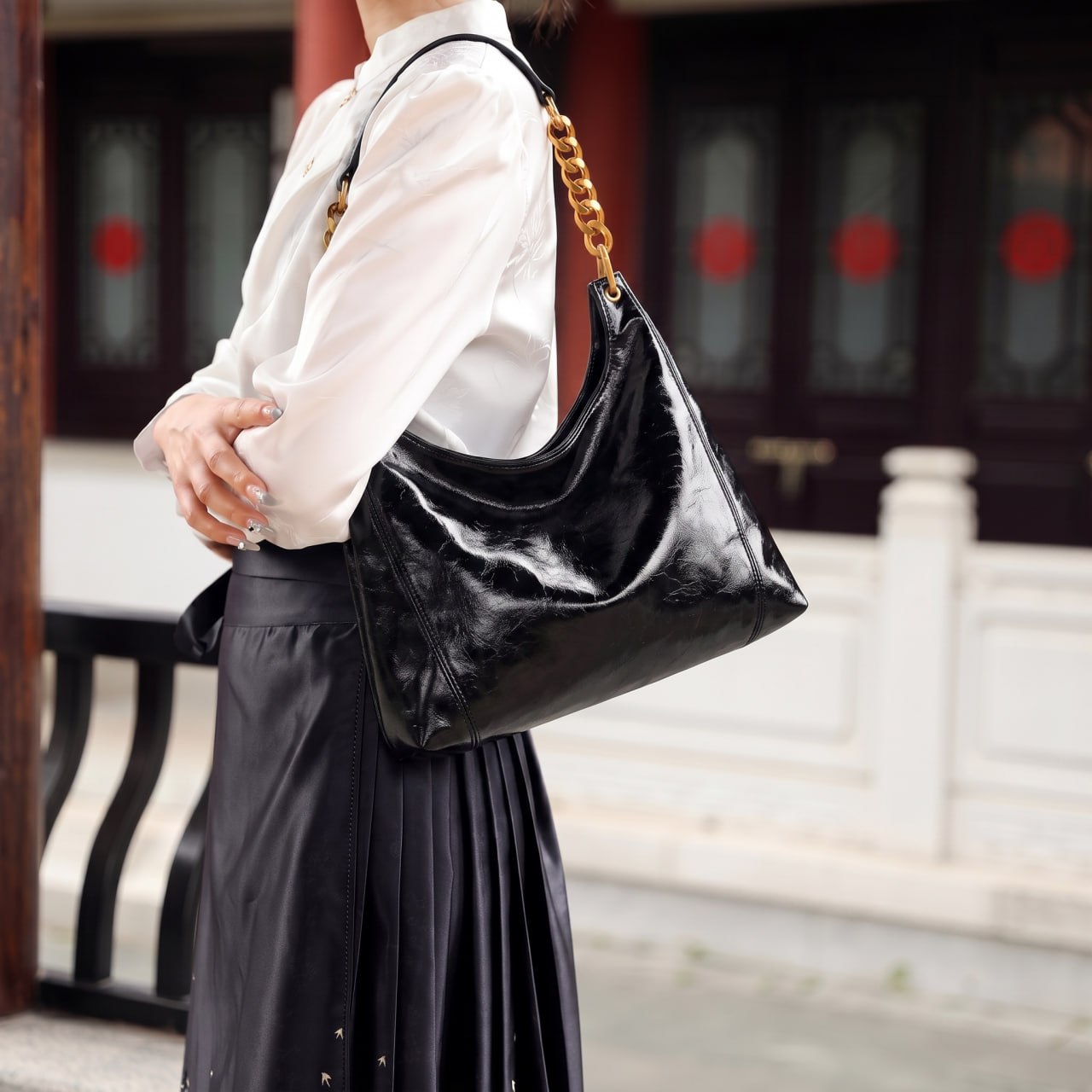 Ruby Vow Shoulder Tote
