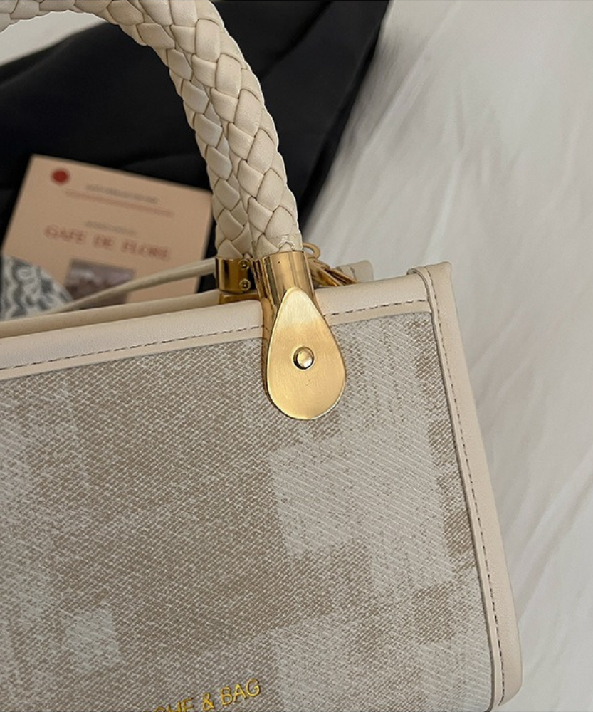 Capucine Braided Handle Mini Handbag