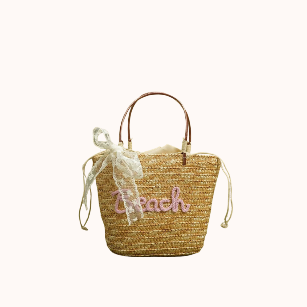 Marcelline Woven Mini Tote Bag