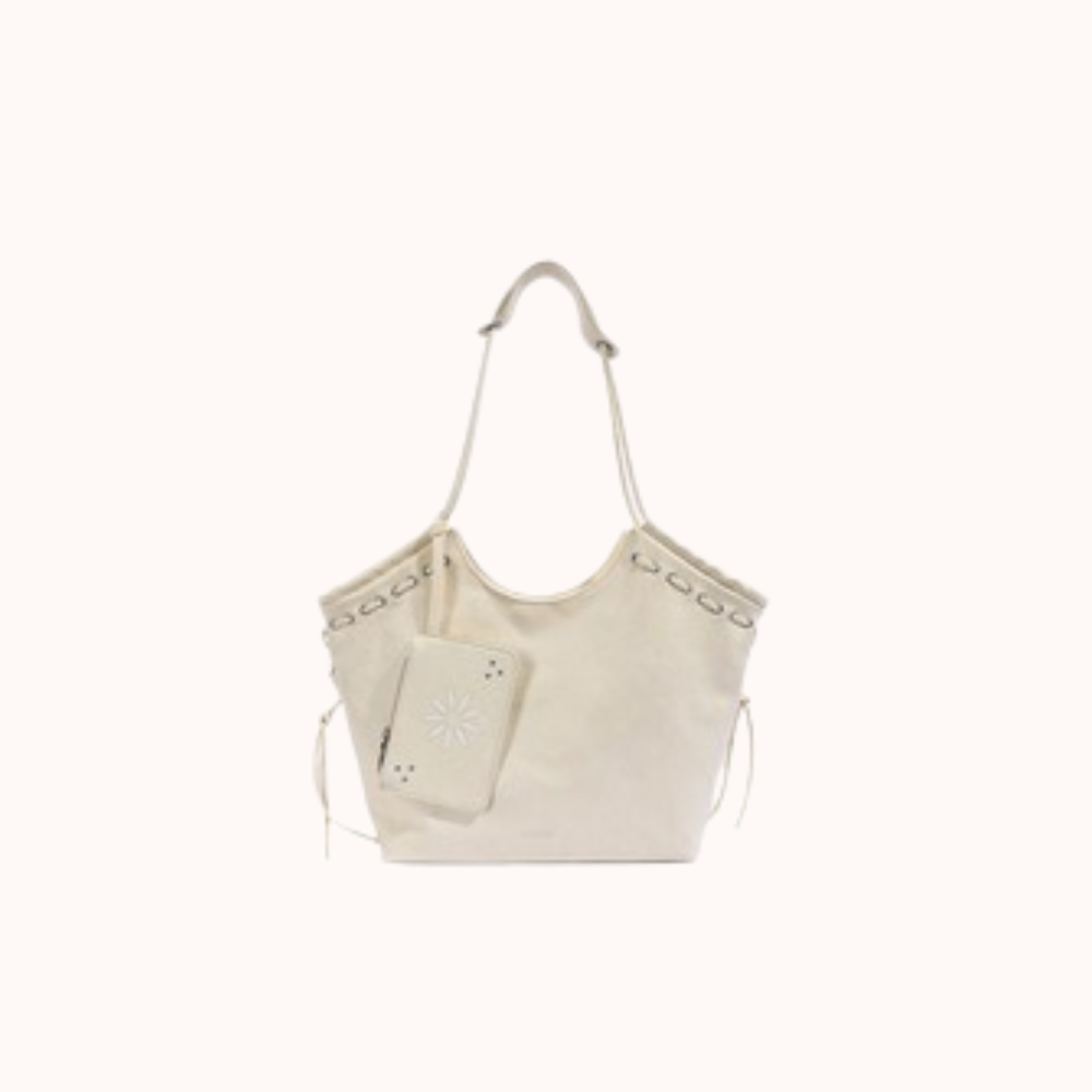 Bravelle Lace-Up Shoulder Bag