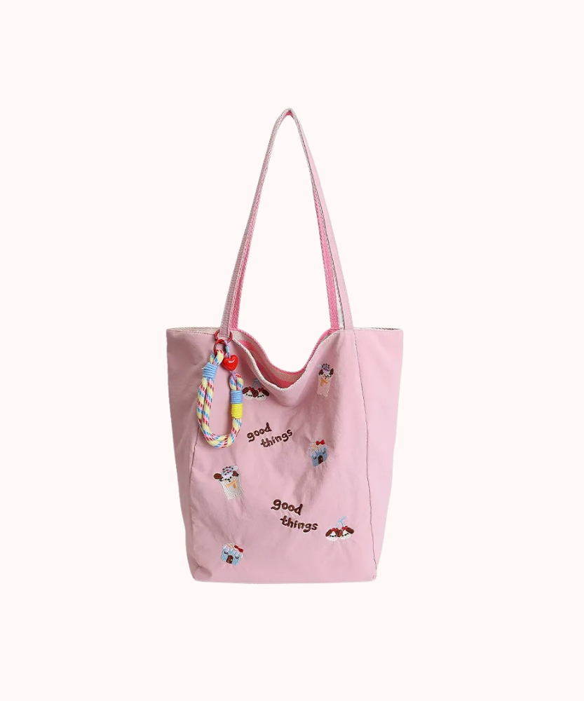Fioratta Embroidered Tote Bag