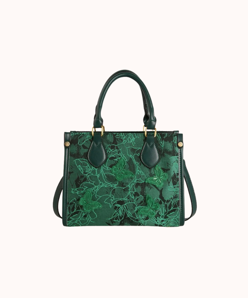 Evarielle Floral Lace Satchel Bag