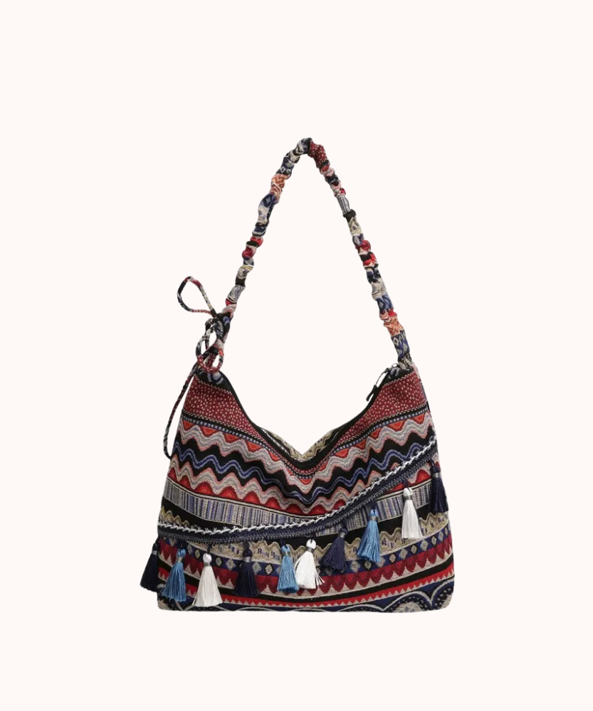 Marivelle Tassel-Trim Tote Bag