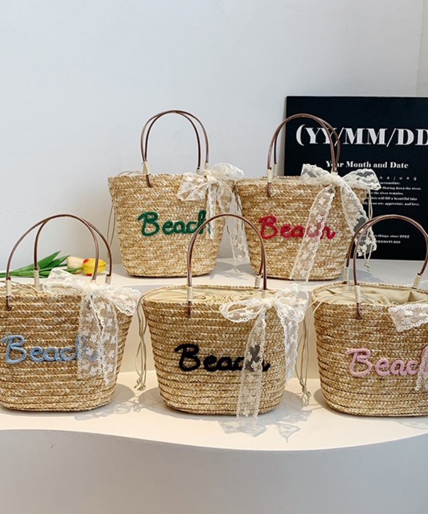 Marcelline Woven Mini Tote Bag